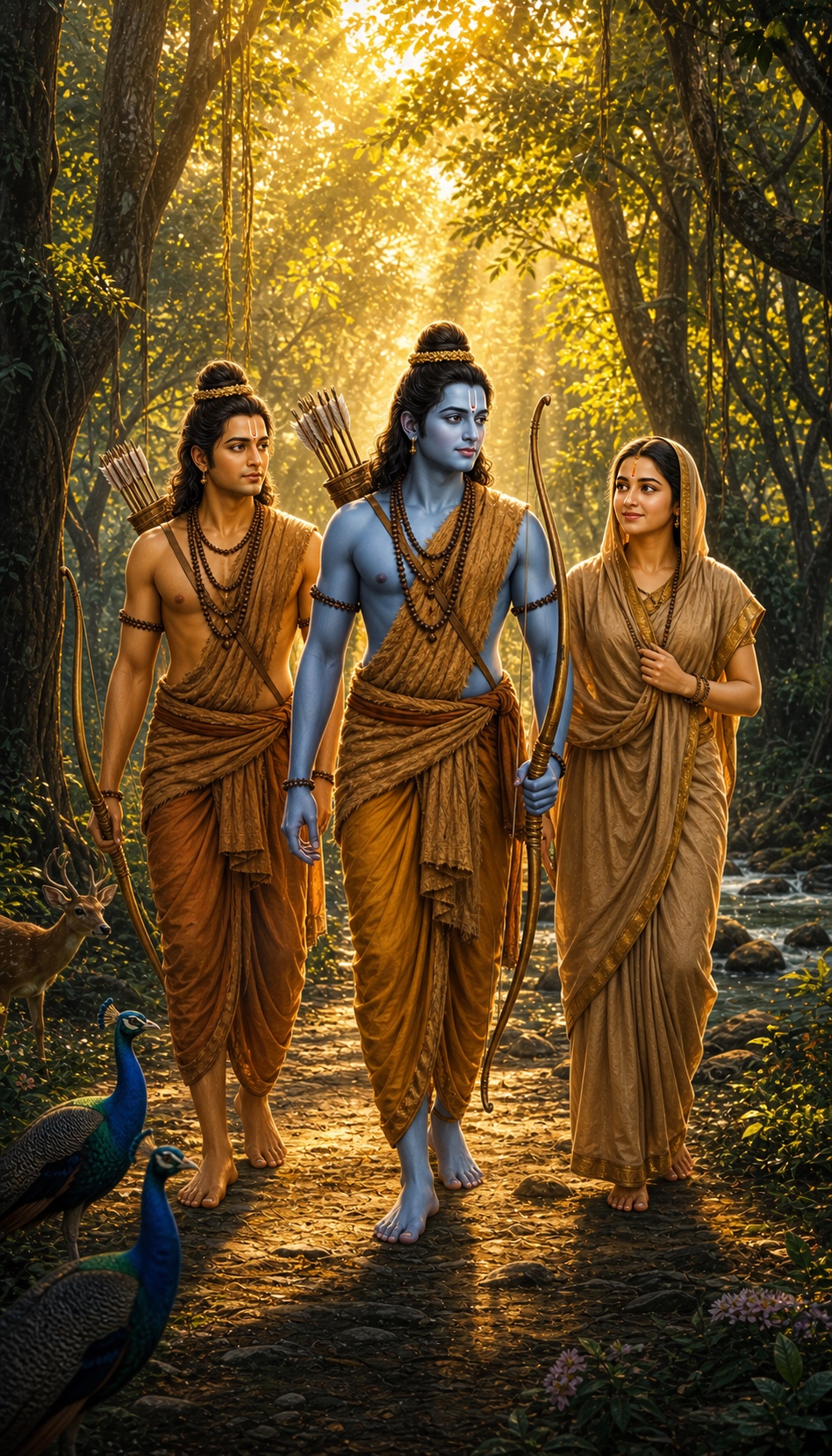 वनवास, श्री राम दर्शन, हिंदू भगवान चित्र (Vanvas)