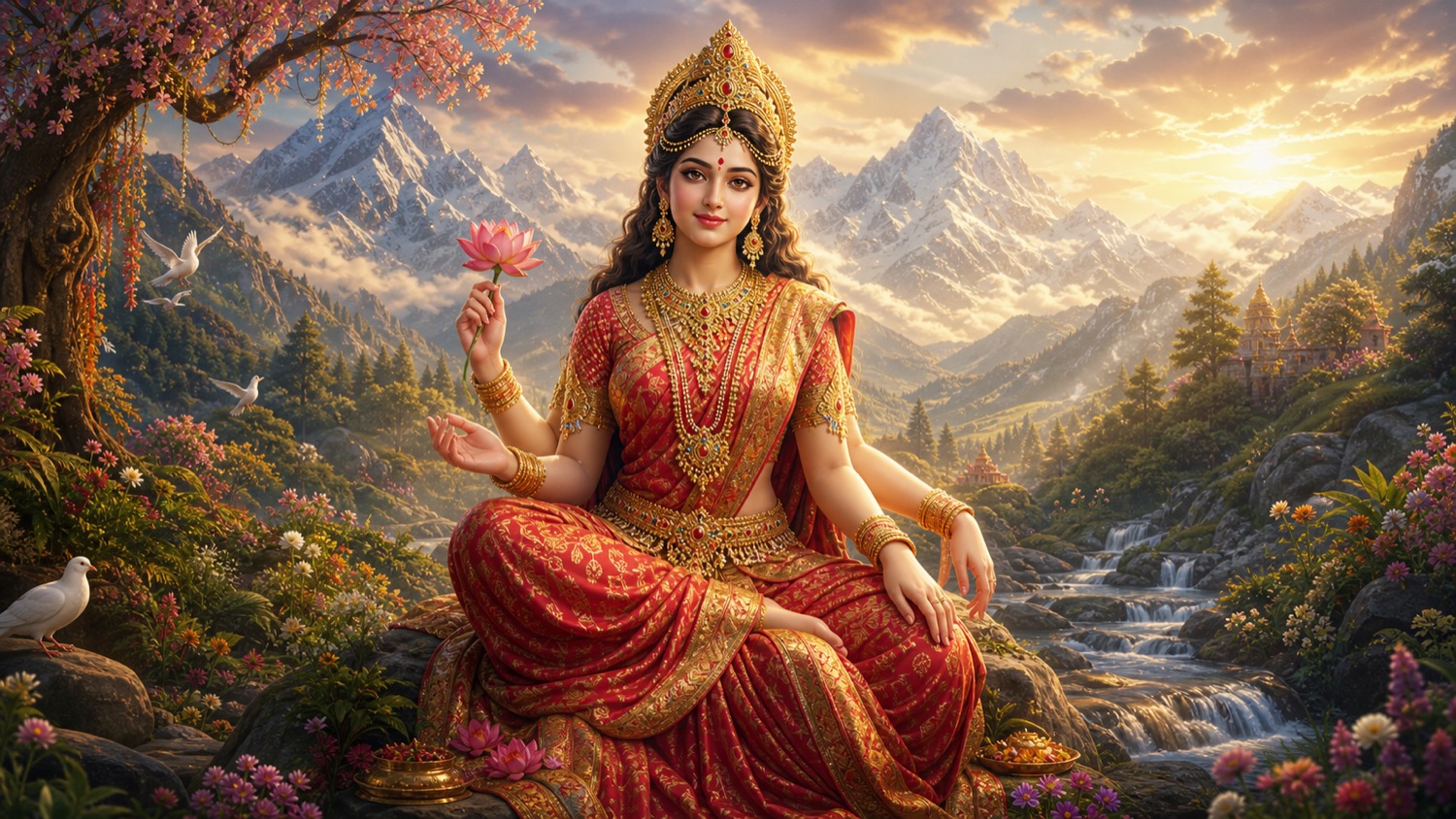 कोमल जगजननी पार्वती, शिव की अर्धांगिनी और शक्ति की स्रोत