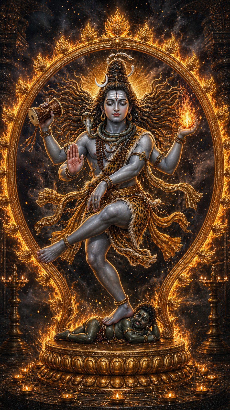 नटराज, शिव दर्शन, हिंदू भगवान चित्र (Nataraja)