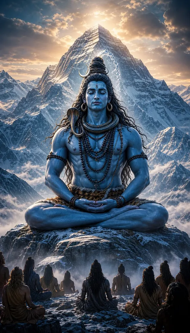 Adiyogi, form of Shiva