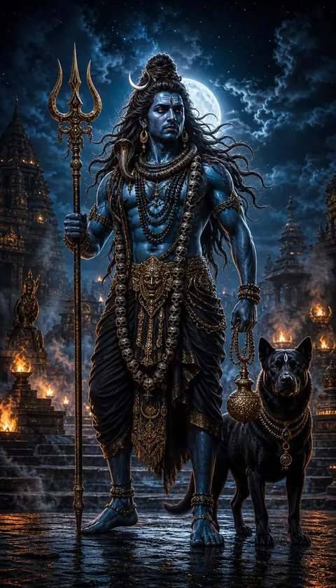 Bhairava, form of Shiva