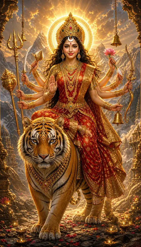 Chandraghanta, a Navadurga form of Durga