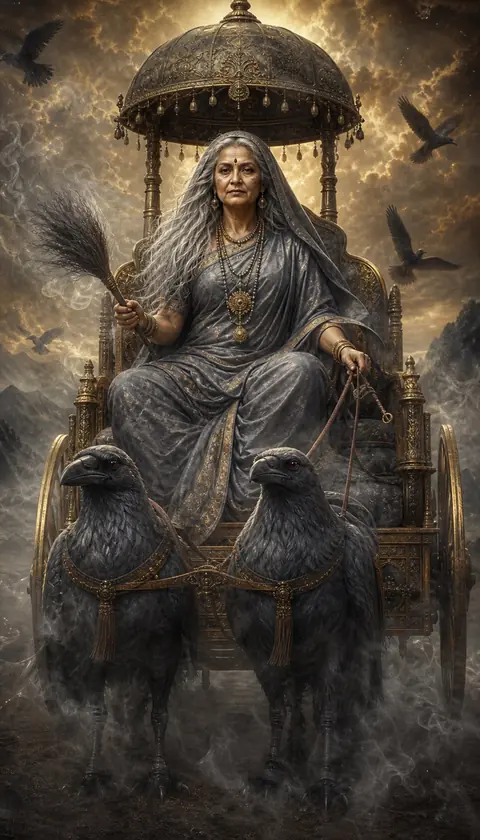 Dhumavati, a Mahavidya wisdom goddess