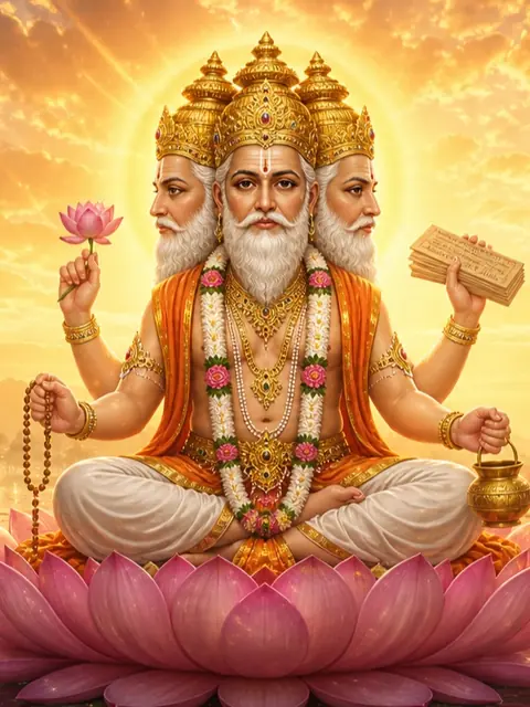Brahma portrait wallpaper (ब्रह्मा)