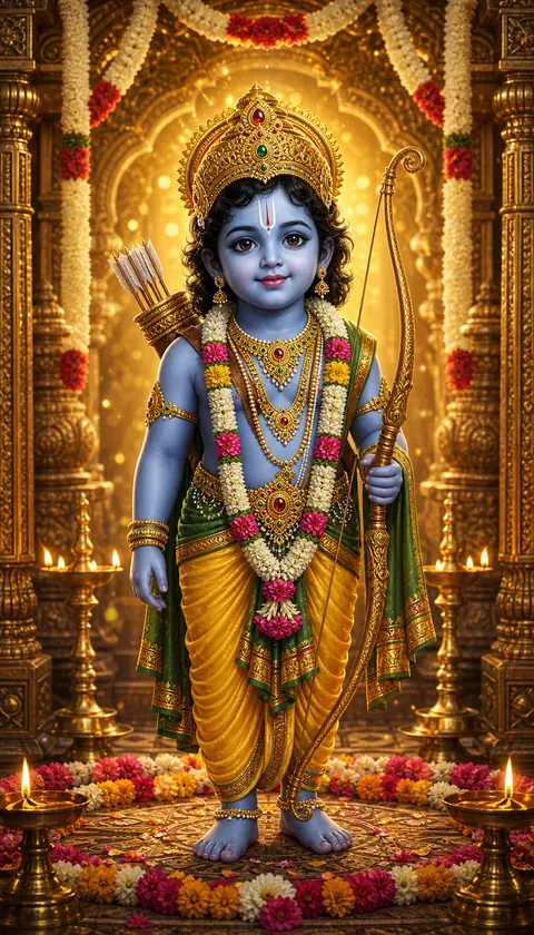 Ram Lalla, Shri Ram darshan, Hindu god image (राम लला)