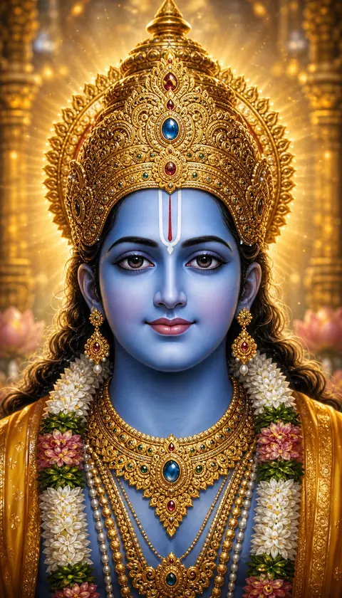 Shri Hari, Vishnu darshan, Hindu god image (श्री हरि)