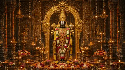 Venkateshwara darshan, Hindu god image (वेंकटेश्वर)
