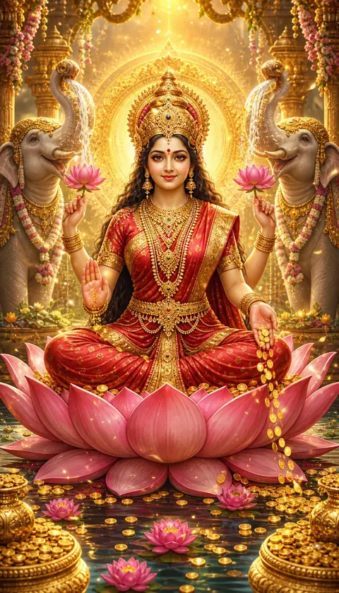 Kamala, a Mahavidya wisdom goddess