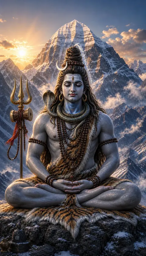 Adiyogi, Shiva darshan, Hindu god image (आदियोगी)