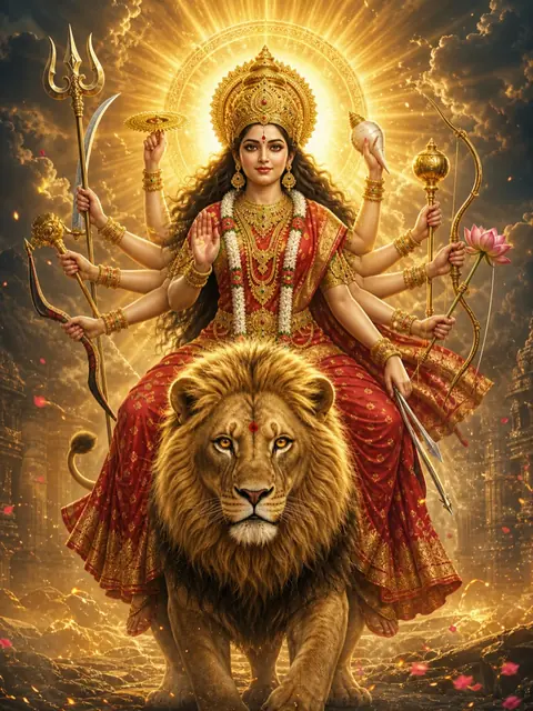Durga and Mahishasura